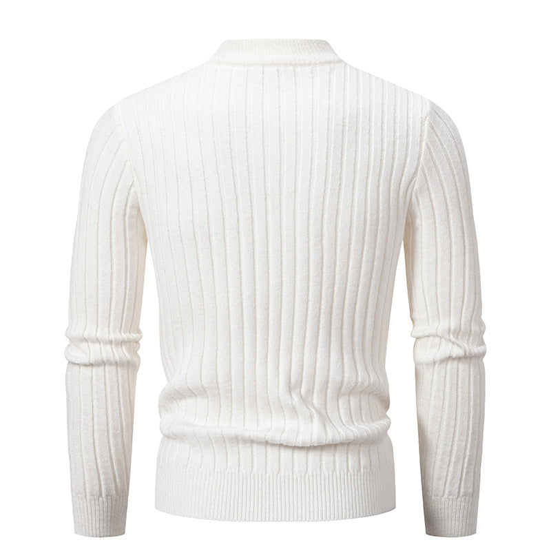 Herren Grobstrukturierter Rollkragenpullover