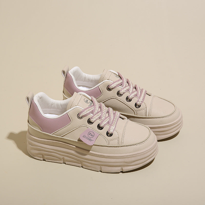 Damen Sneakers mit modischem Plateau und atmungsaktiver Obermaterialien R&B