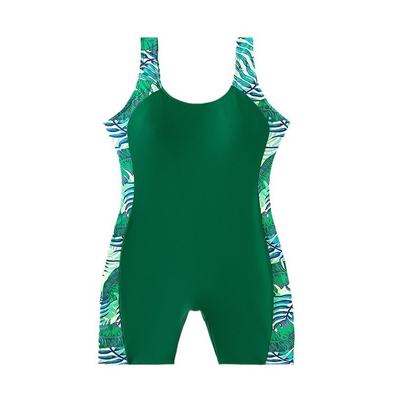 Damen Sportlicher Einteiler mit floralem Design R&B