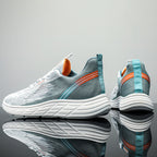 Damen Sportliche Sneaker mit atmungsaktiver Mesh-Oberfläche und rutschfester Sohle R&B
