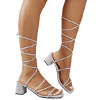 Damen Elegante und trendige Plateau-Sandalen mit lässigem Riemen-Design R&B