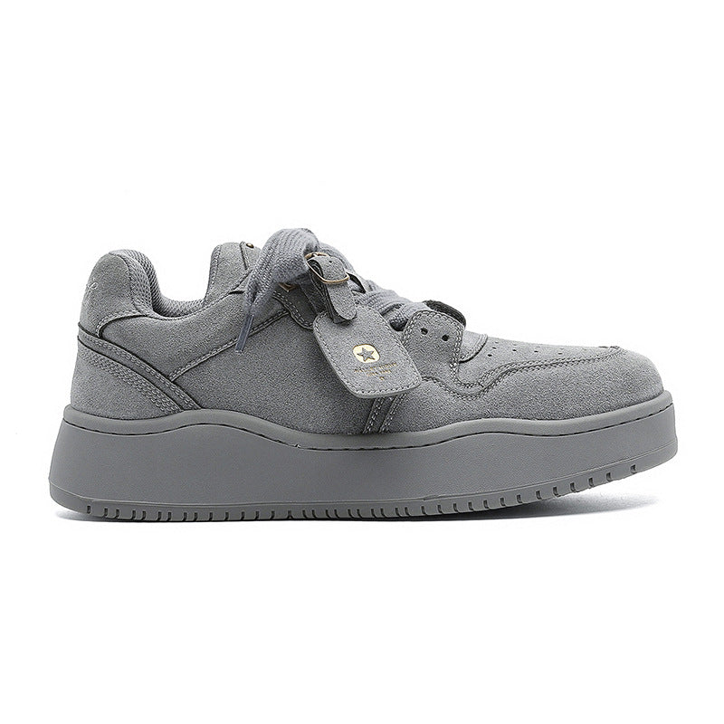 Damen Sportliche Sneakers aus hochwertigem Veloursleder mit dämpfendem Sohlenprofil R&B