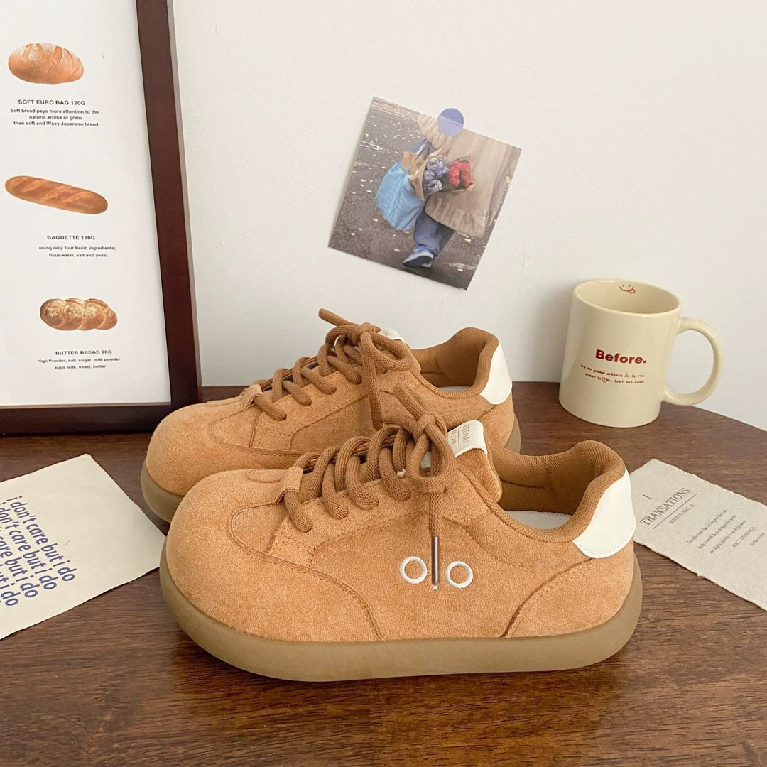 Damen Sneaker mit dicker, flexibler Sohle und atmungsaktivem Obermaterial R&B