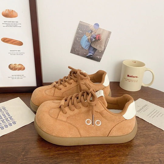Damen Sneaker mit dicker, flexibler Sohle und atmungsaktivem Obermaterial R&B
