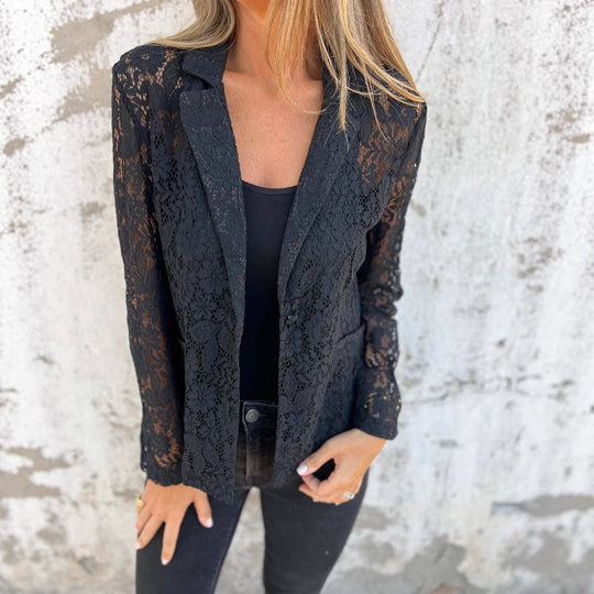 Damen elegante Spitzenblazer R&B