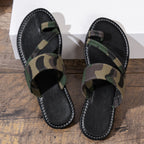 Damen Komfortsandalen mit modischem Camouflage-Design R&B