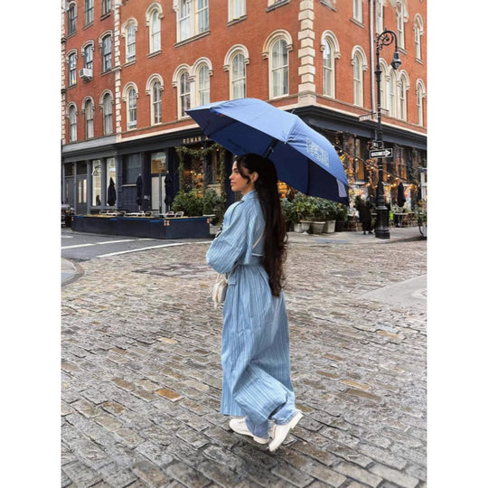 Damen Trenchcoat mit gestreiftem Design und Bindegürtel R&B