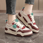Damen modische Freizeitsneaker mit atmungsaktiver Oberflächenstruktur und rutschfester Sohle R&B
