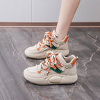 Damen Sportliche High-Top Sneakers mit innovativem Schnürsystem R&B