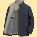 Herren elegante Freizeitjacke mit Stehkragen R&B