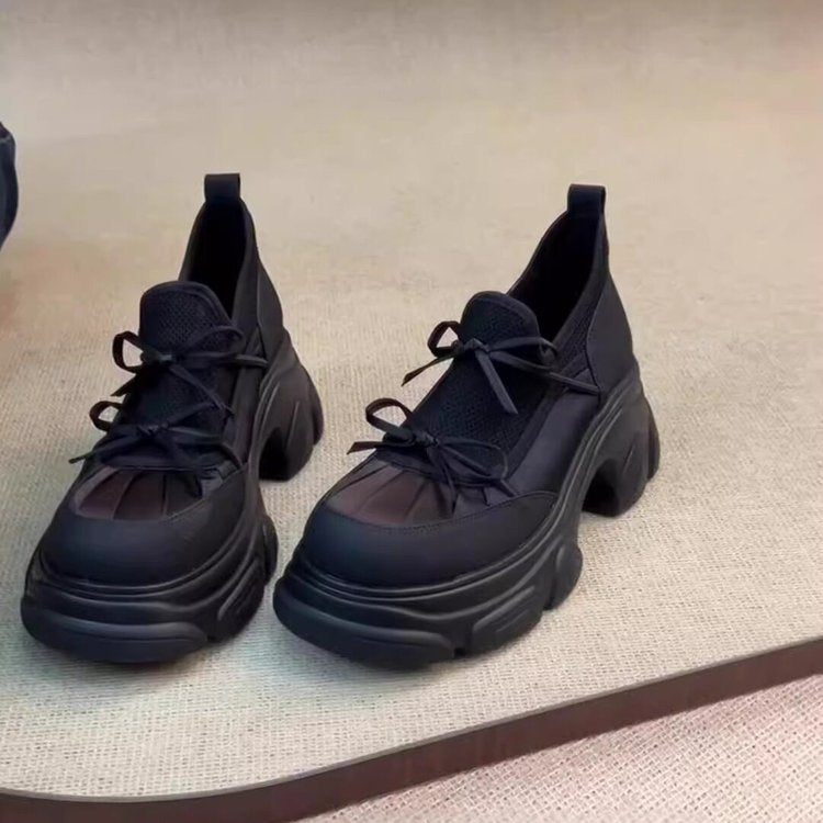 Damen modische Sneaker mit voluminösem Sohlenprofil und atmungsaktiver Oberfläche R&B