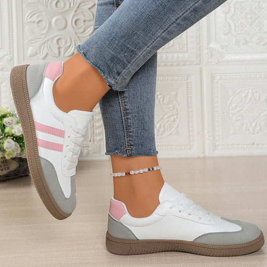 Damen Sneakers im sportlichen Design mit strukturiertem Obermaterial und rutschfester Sohle R&B