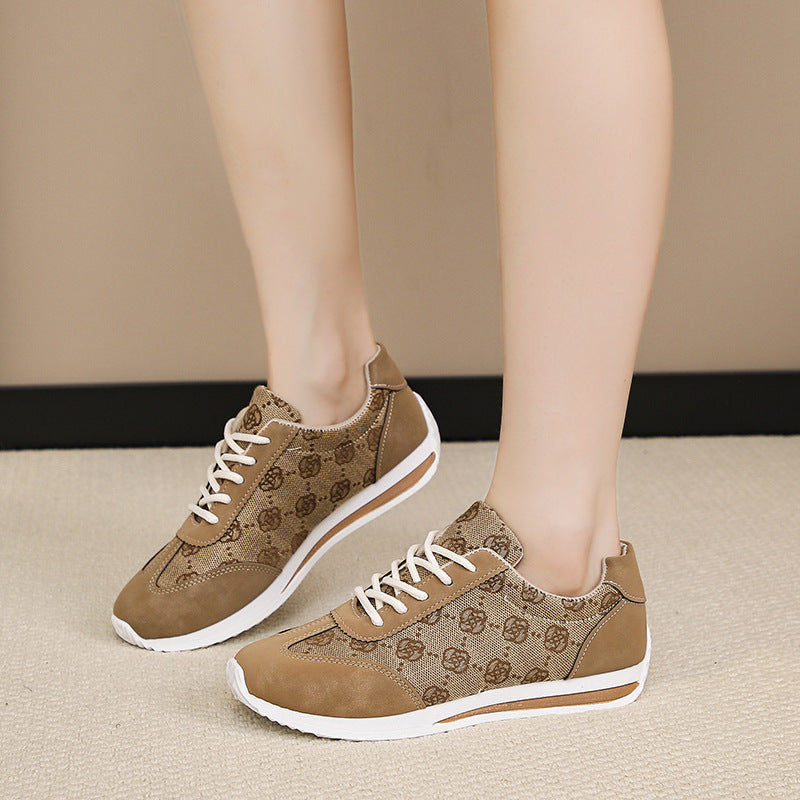 Damen nan leichte Jacquard Freizeitsneaker mit gepolstertem Komfortfußbett R&B