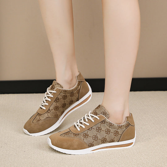 Damen nan leichte Jacquard Freizeitsneaker mit gepolstertem Komfortfußbett R&B
