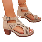 Damen offene Sandalen mit R&Brnem Schnitt und atmungsaktiver Gestaltung R&B