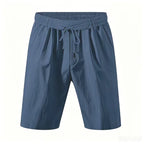Herren nan knielange leichte Funktionsshorts mit Elastikbund, Kordelzug und tiefen Eingrifftaschen R&B