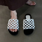 Damen Komfortable Clogs mit geflochtenem Design und gepolsterter Innensohle R&B