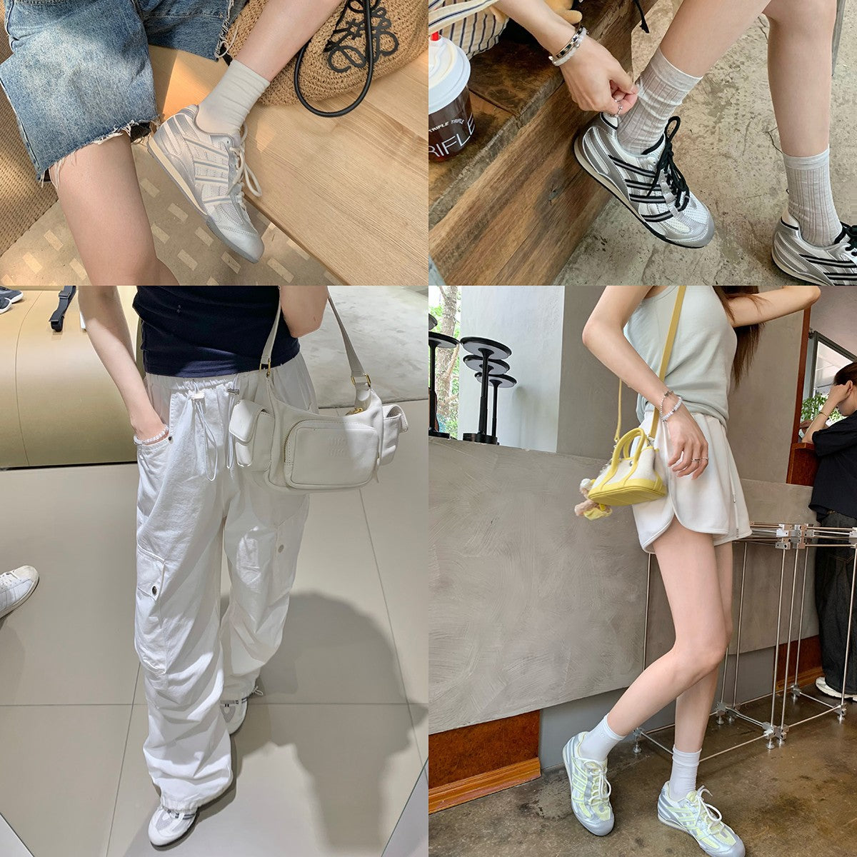Damen Sportliche Laufschuhe mit atmungsaktiver Mesh-Oberfläche und rutschfester Sohle R&B