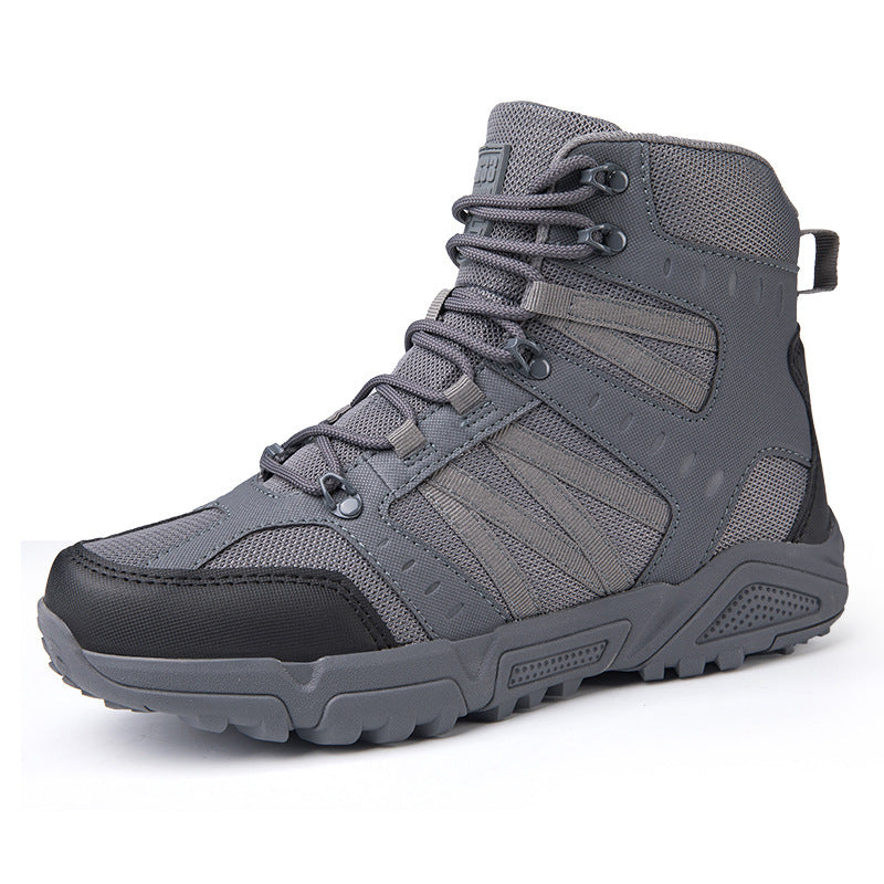 Damen Hochgeschlossene Outdoor-Wanderschuhe mit rutschfester Sohle und atmungsaktiver Membran