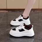 Damen chunky Sneakers mit extrahohen Laufsohlen und eleganter Optik R&B