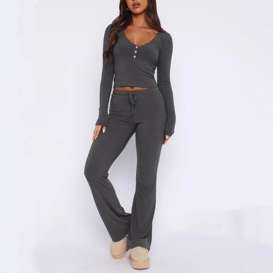 Damen lässiges Jogginganzug-Set R&B