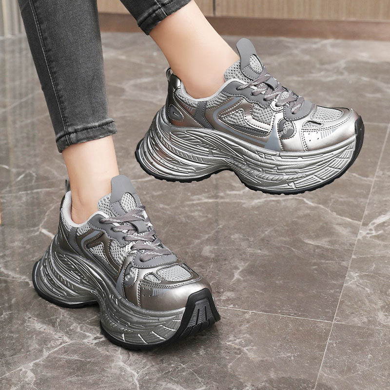 Damen Sportliche Chunky Sneakers mit innovativer Dämpfung und atmungsaktiver Obermaterialstruktur R&B