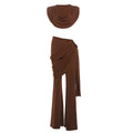Damen Elegantes Jumpsuit-Set mit Drapierung und schmalem Bein R&B
