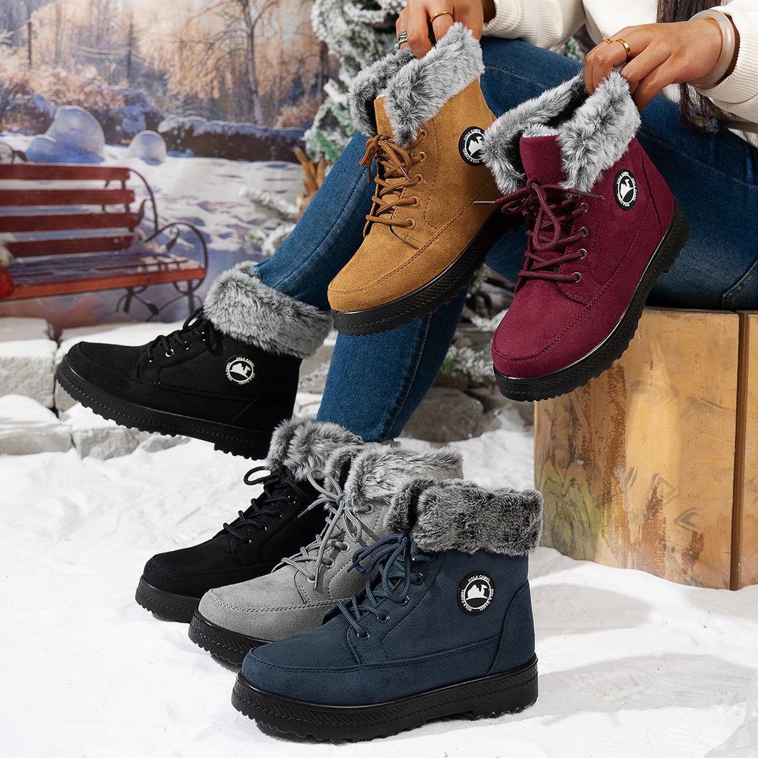 Damen gefütterte Winterstiefel R&B