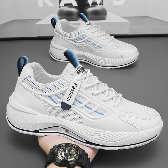 Damen Sportliche Sneakers mit atmungsaktiven Mesh-Einsätzen und stoßdämpfendem Sohlenprofil R&B