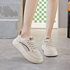 Damen Komfortable Fashion Sneakers mit dicker Profilsohle und atmungsaktiver Mesh-Oberfläche R&B