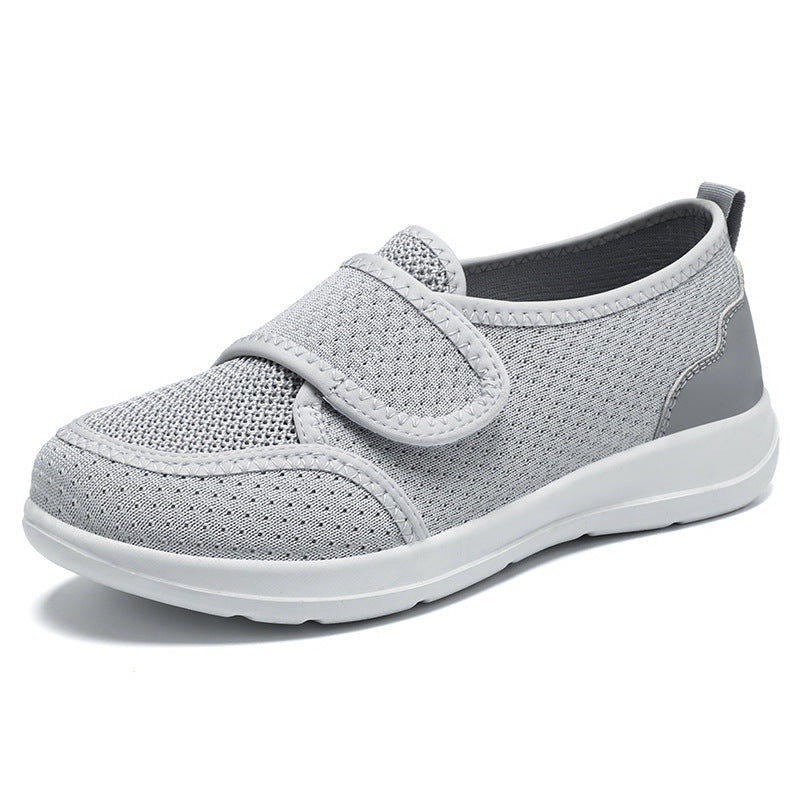 Damen Slip-On Gesundheitsschuhe mit flexiblem Klettverschluss Heidi Mode