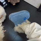 Damen Fleecegefütterte Winterboots mit rutschfester Sohle und modernem Design R&B