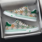 Damen Modische Sneaker mit geometrischem Muster R&B
