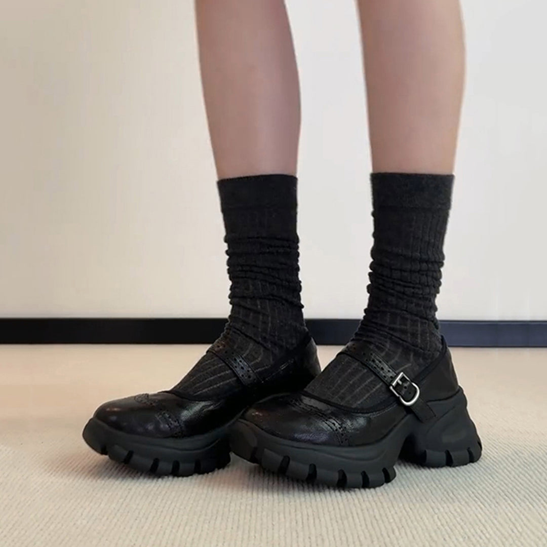 Damen Komfortable und stylische Chunky Heels R&B