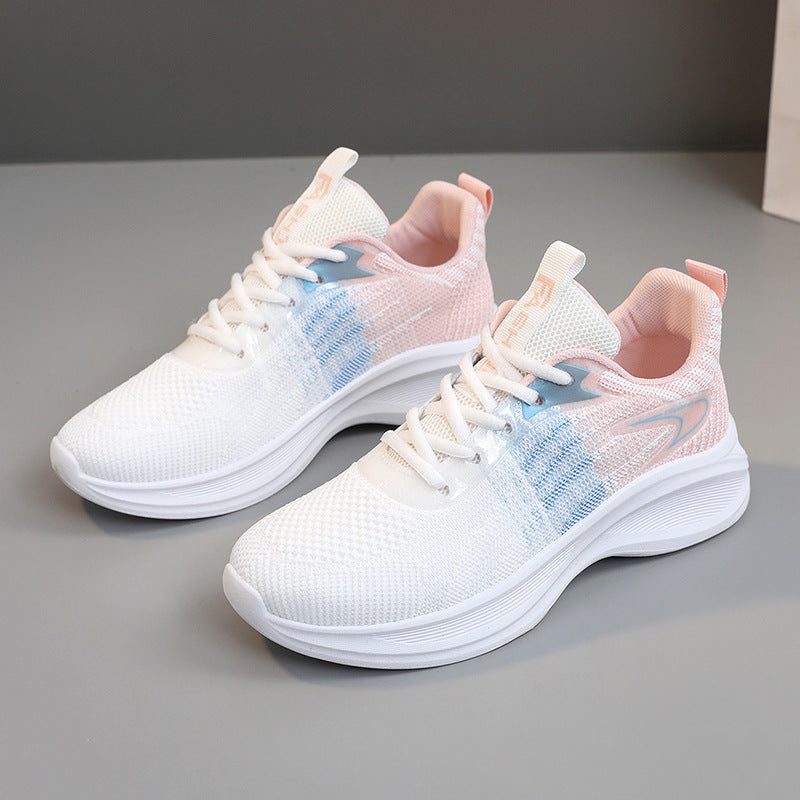 Damen Alltags sneakers mit atmungsaktiver Mesh-Oberfläche und dämpfender Sohle R&B
