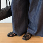 Damen Schicke Riemensandalen im modernen Flechtdesign