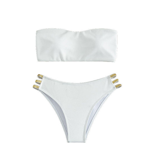 Damen Bandeau-Bikini-Oberteil R&B