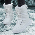 Damen Winterboots mit abnehmbarem Futter und rutschfester Sohle