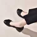 Damen elegante Ballerinas mit modischem Schleifenakzent und komfortablem Innenfutter R&B