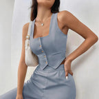 Damen modisches Zweiteiler Set R&B