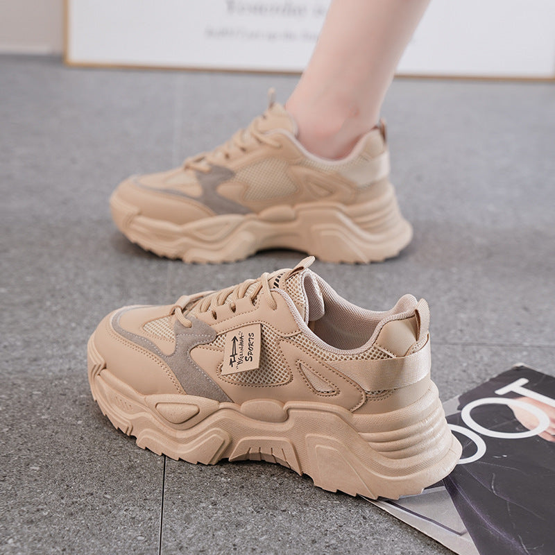 Damen Sportliche Chunky Sneakers mit dämpfendem Komfort und atmungsaktiver Obermaterialstruktur R&B