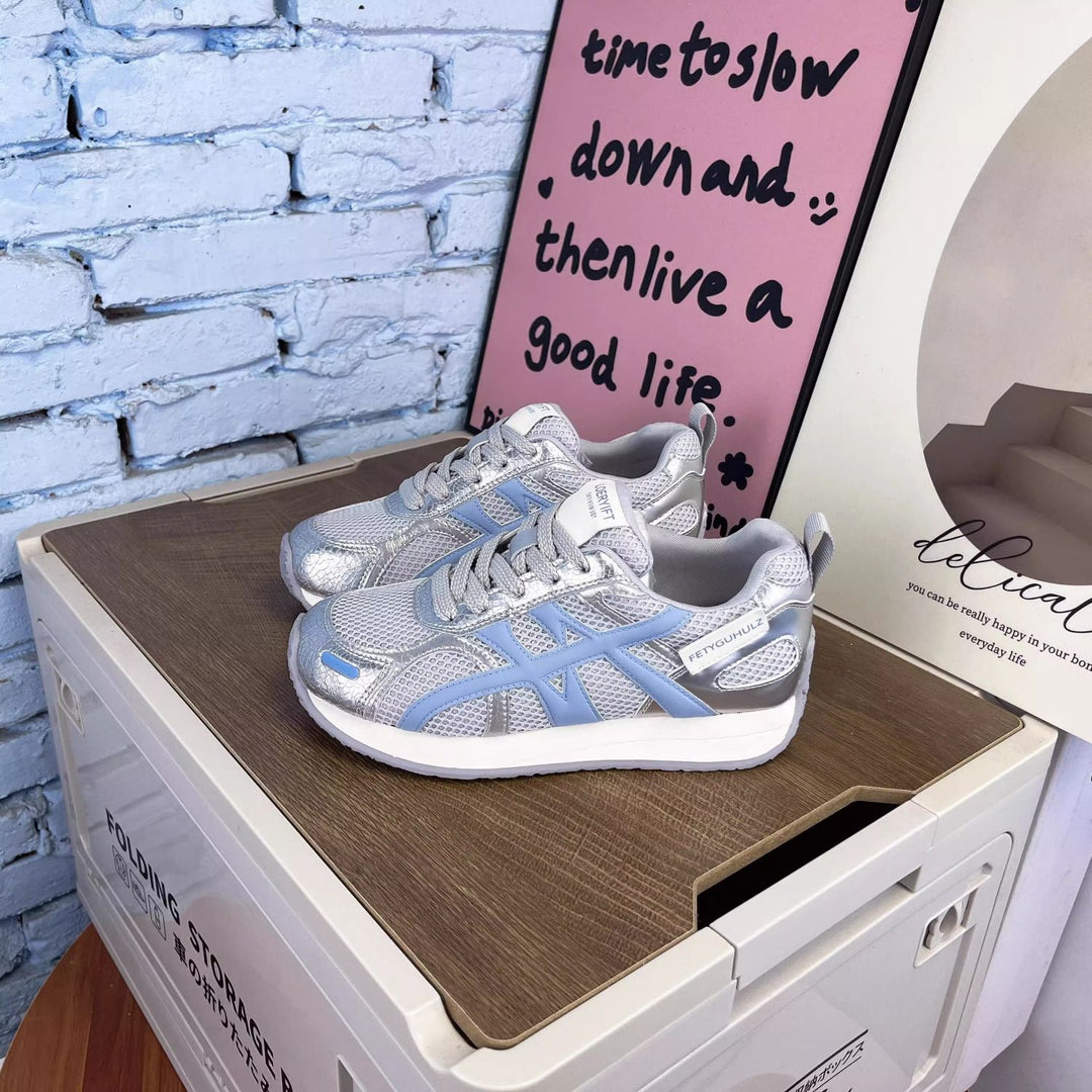 Damen Sportliche Sneakers mit atmungsaktiver Netzstruktur und strapazierfähigem Obermaterial R&B