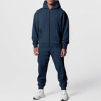 Herren sportliches Hoodie-Set mit atmungsaktiver Stofftechnologie R&B