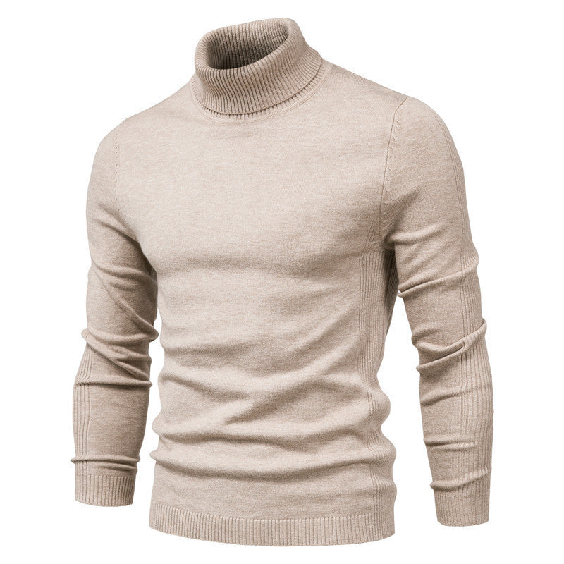 Herren eleganter Rollkragenpullover aus feinem Strick R&B