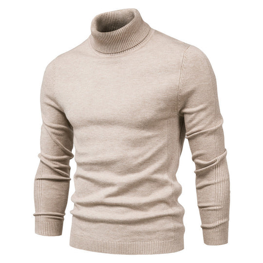 Herren eleganter Rollkragenpullover aus feinem Strick R&B