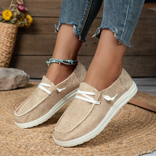 Damen bequeme und stylische Slip-On Sneakers R&B