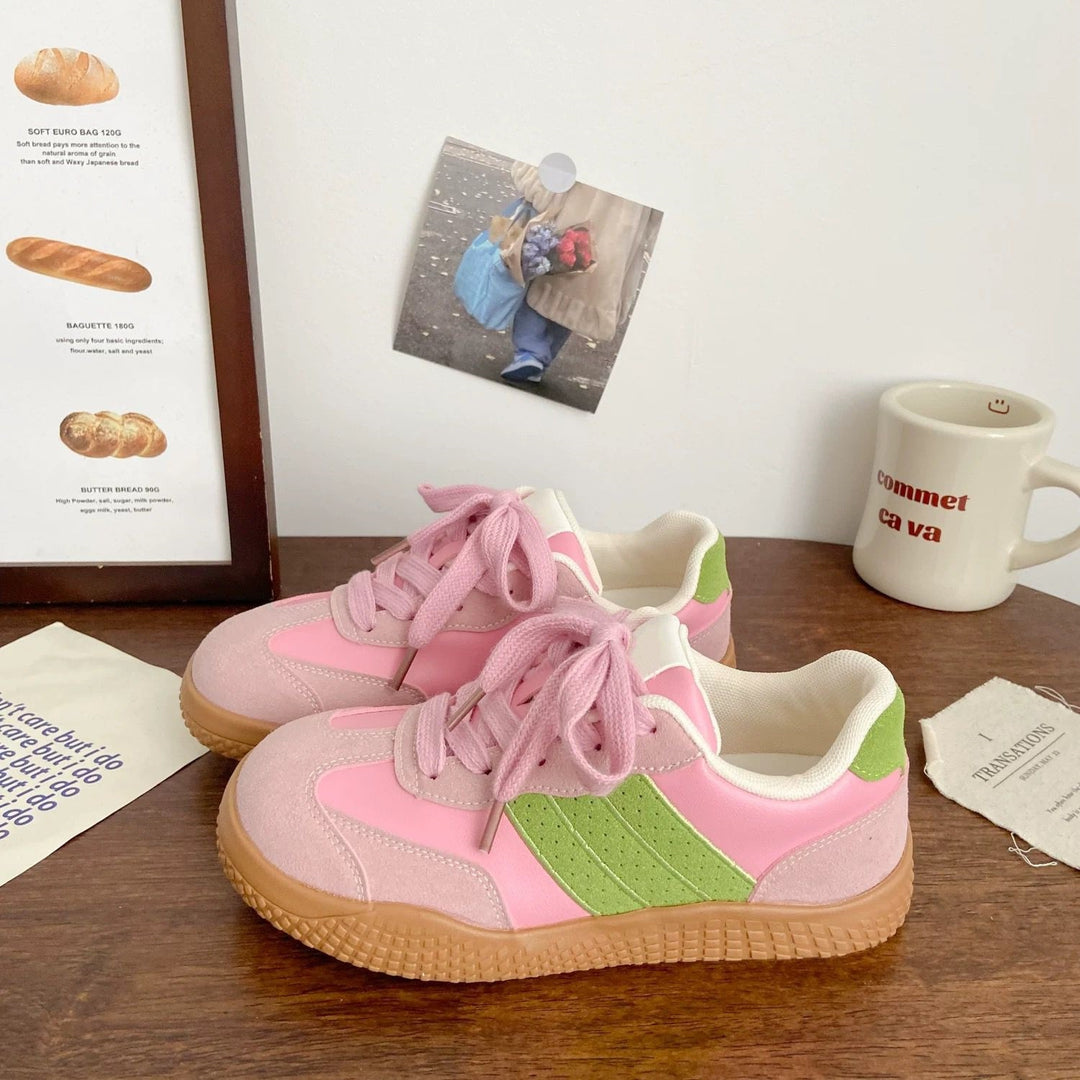 Damen Modische Freizeitschuhe mit atmungsaktiven Netz-Elementen und rutschfester Sohle R&B