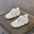 Damen Chunky Sneakers mit extra rutschfester Sohle und atmungsaktiver Mesh-Oberfläche R&B