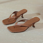 Damen elegante Plateau-Sandaletten mit modischem Riemen