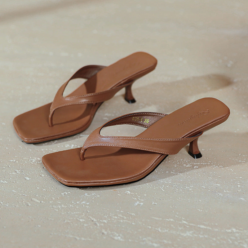 Damen elegante Plateau-Sandaletten mit modischem Riemen